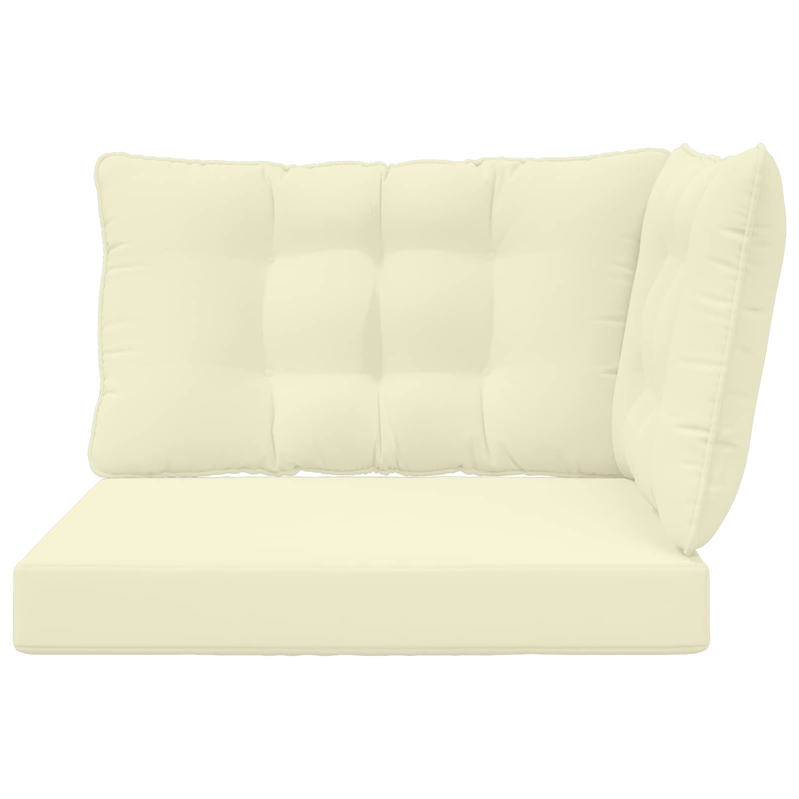 Buiten bankkussen 3 pcs Crème Polyester image 6
