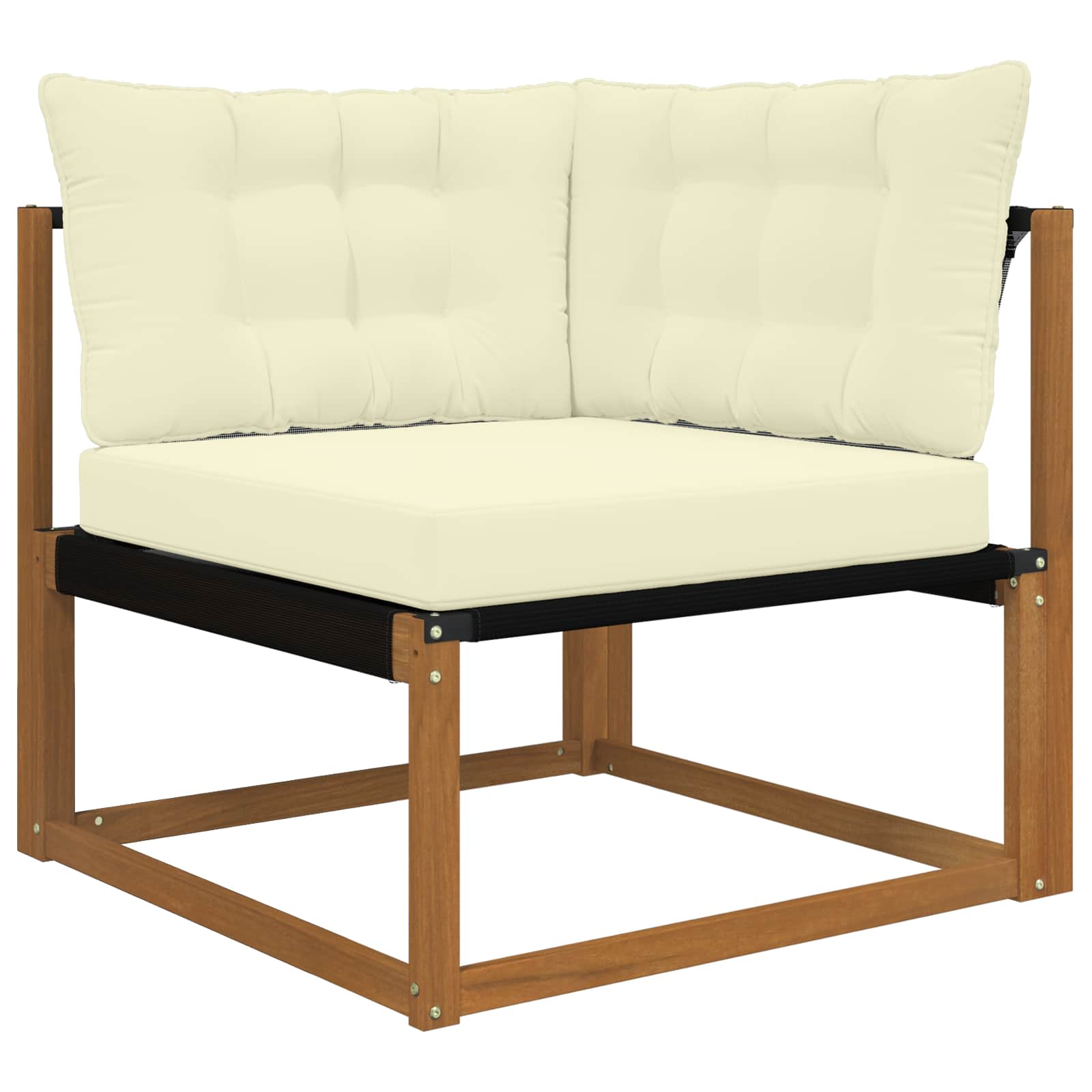 Buiten bankkussen 3 pcs Crème Polyester image 3