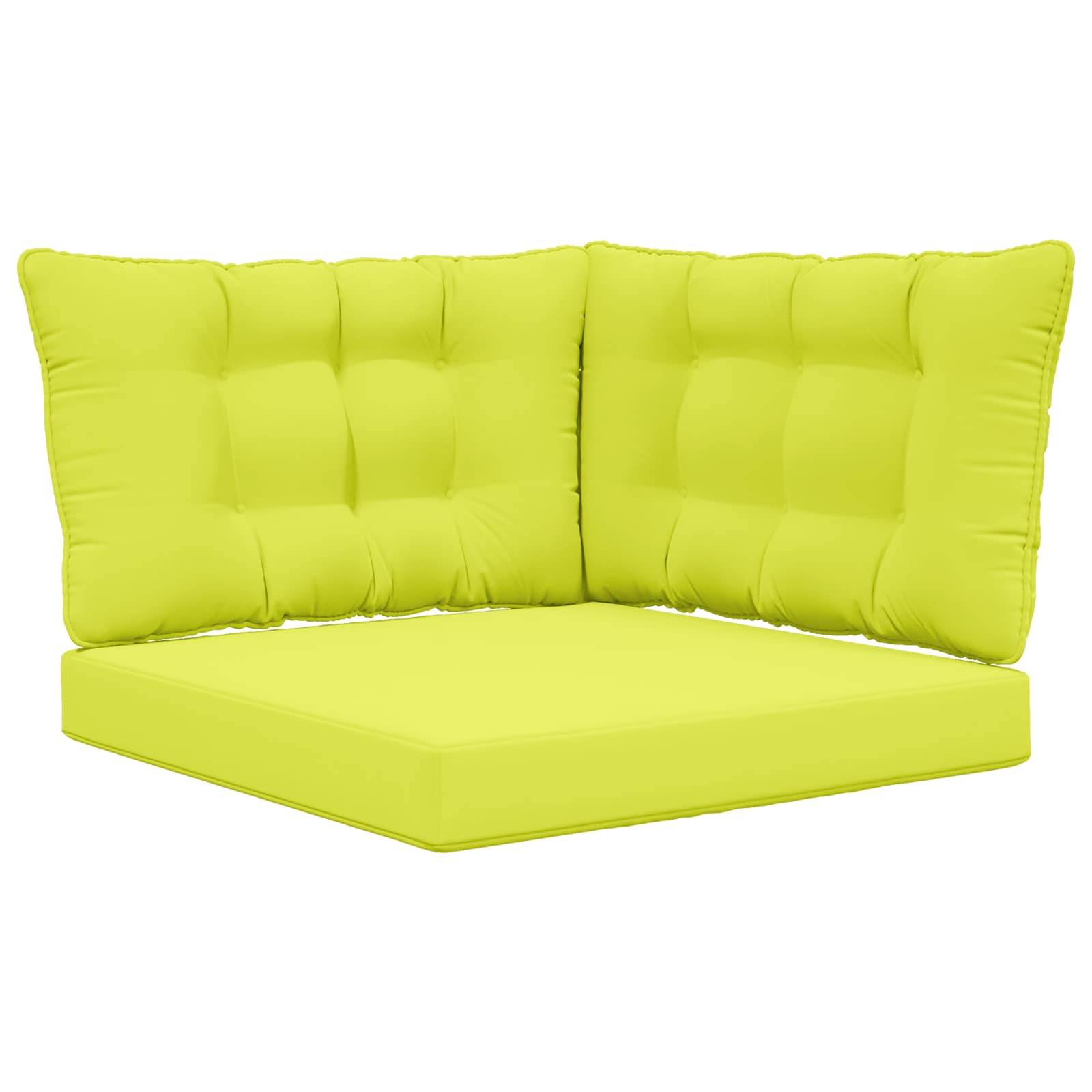 Buiten bankkussen 3 pcs Groen Polyester image 2