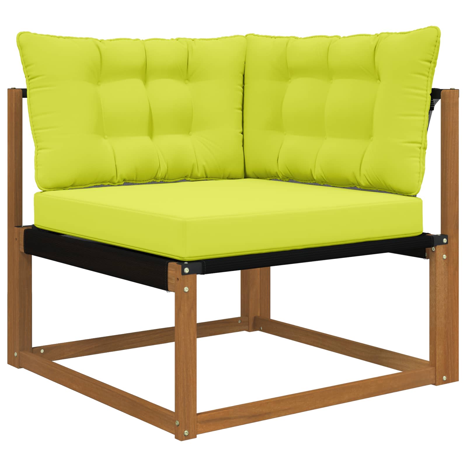 Buiten bankkussen 3 pcs Groen Polyester image 3