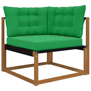 Venkovní polštář na pohovku Polyester Zelená 80 x 43 x 10 cm - obrázek 3