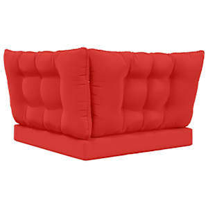 Venkovní polštář na pohovku Polyester Červená 80 x 43 x 10 cm - obrázek 7