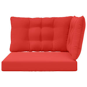Venkovní polštář na pohovku Polyester Červená 80 x 43 x 10 cm - obrázek 6