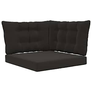 Venkovní polštář na pohovku Polyester Černý 80 x 43 x 10 cm - obrázek 2