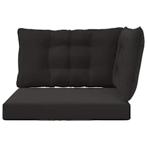 Venkovní polštář na pohovku Polyester Černý 80 x 43 x 10 cm - obrázek 6