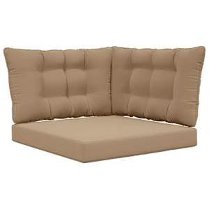 Venkovní polštář na pohovku Polyester Taupe 80 x 43 x 10 cm - obrázek 2