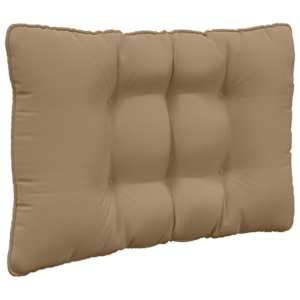 Venkovní polštář na pohovku Polyester Taupe 80 x 43 x 10 cm - obrázek 5