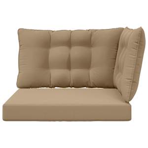 Venkovní polštář na pohovku Polyester Taupe 80 x 43 x 10 cm - obrázek 6