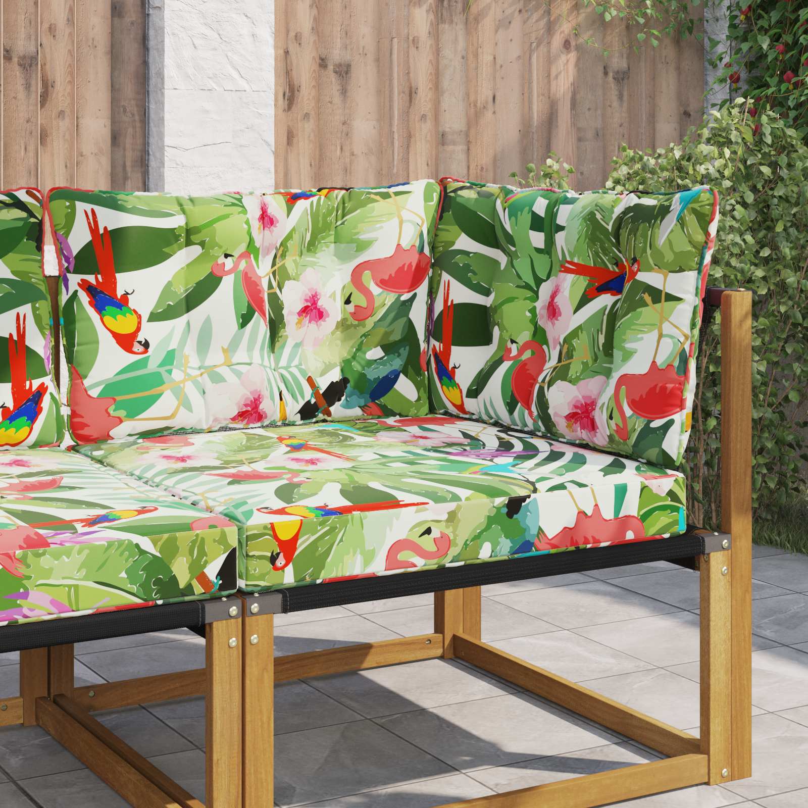 Buiten bankkussen 3 pcs kleurrijk Polyester image 1