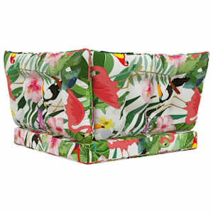 Venkovní polštář na pohovku Polyester pestrá 80 x 43 x 10 cm - obrázek 7