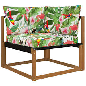 Venkovní polštář na pohovku Polyester pestrá 80 x 43 x 10 cm - obrázek 3