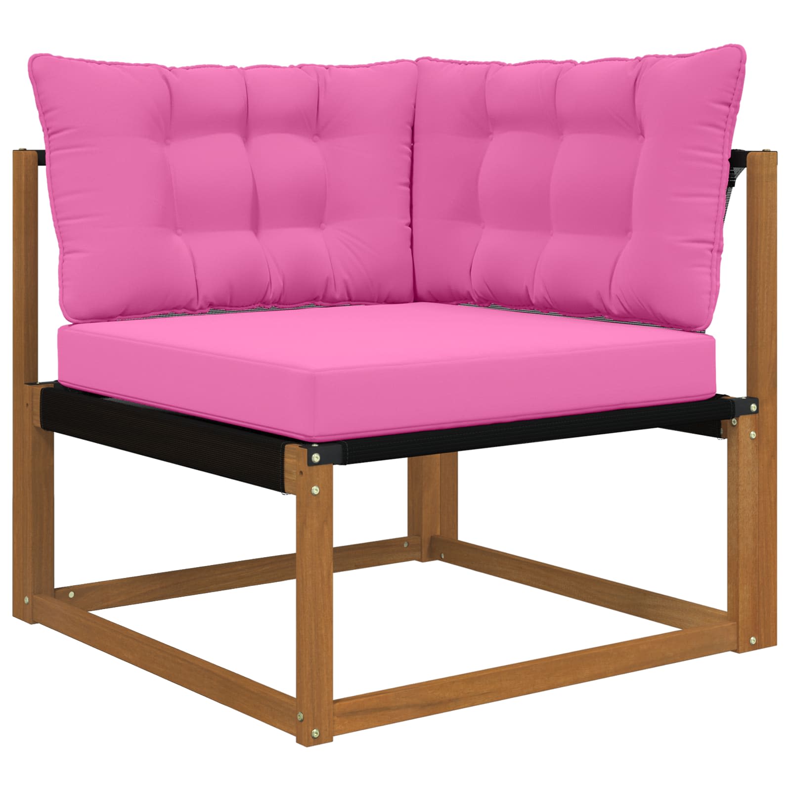 Buiten bankkussen 3 pcs Roze Polyester image 3