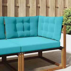 Venkovní polštář na pohovku Polyester Tyrkysová 80 x 43 x 10 cm - obrázek 1