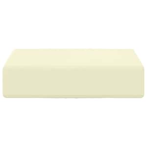 Venkovní sedací polštář Krémová 40 x 40 x 8 cm 100% polyester - obrázek 4