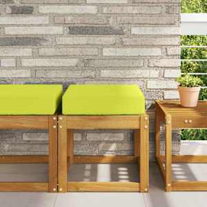 Zunanja sedežna blazina Zelena 40 x 40 x 8 cm 100% poliester