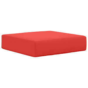Venkovní sedací polštář Červená 40 x 40 x 8 cm 100% polyester - obrázek 5