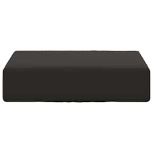 Venkovní sedací polštář Černý 40 x 40 x 8 cm 100% polyester - obrázek 4