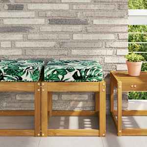 Zunanja sedežna blazina Vzorec lista 40 x 40 x 8 cm