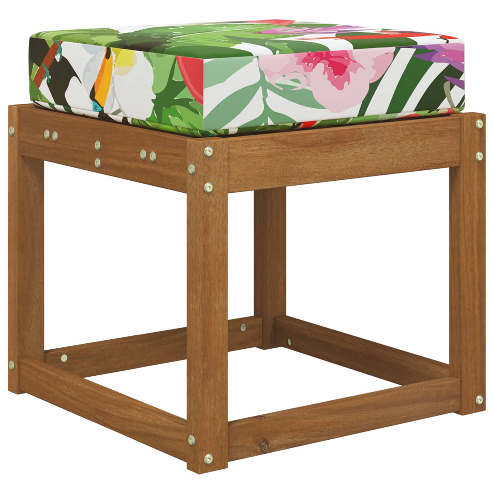 Buiten Zitkussen kleurrijk 40 x 40 x 8 cm 100% Polyester image 3