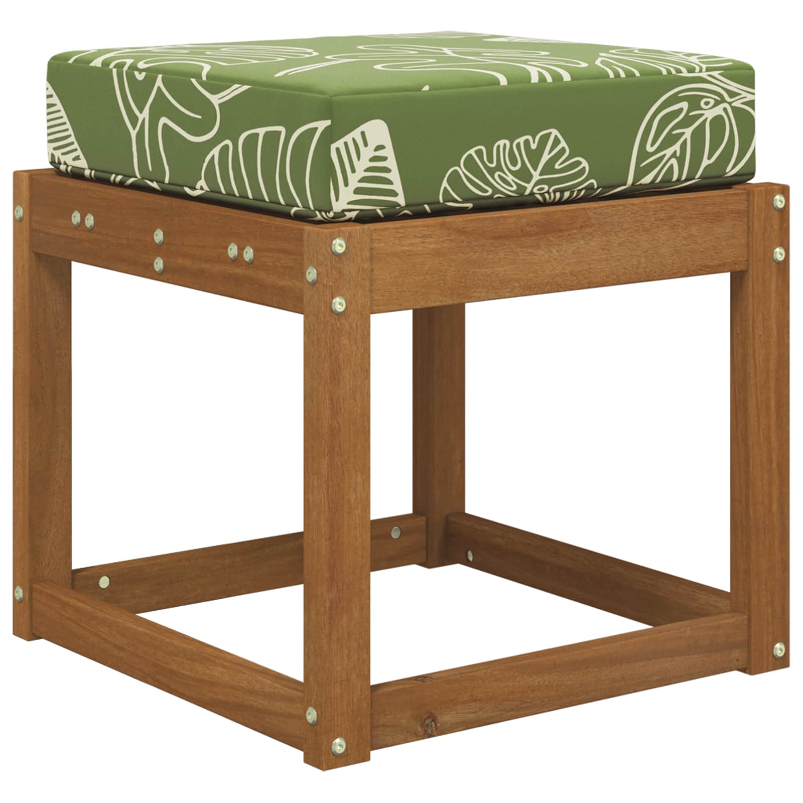 Buiten Zitkussen Groene Bladeren 40 x 40 x 8 cm 100% Polyester image 3