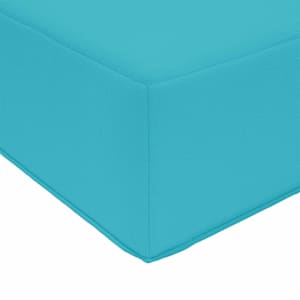 Venkovní sedací polštář Tyrkysová 40 x 40 x 8 cm 100% polyester - obrázek 6