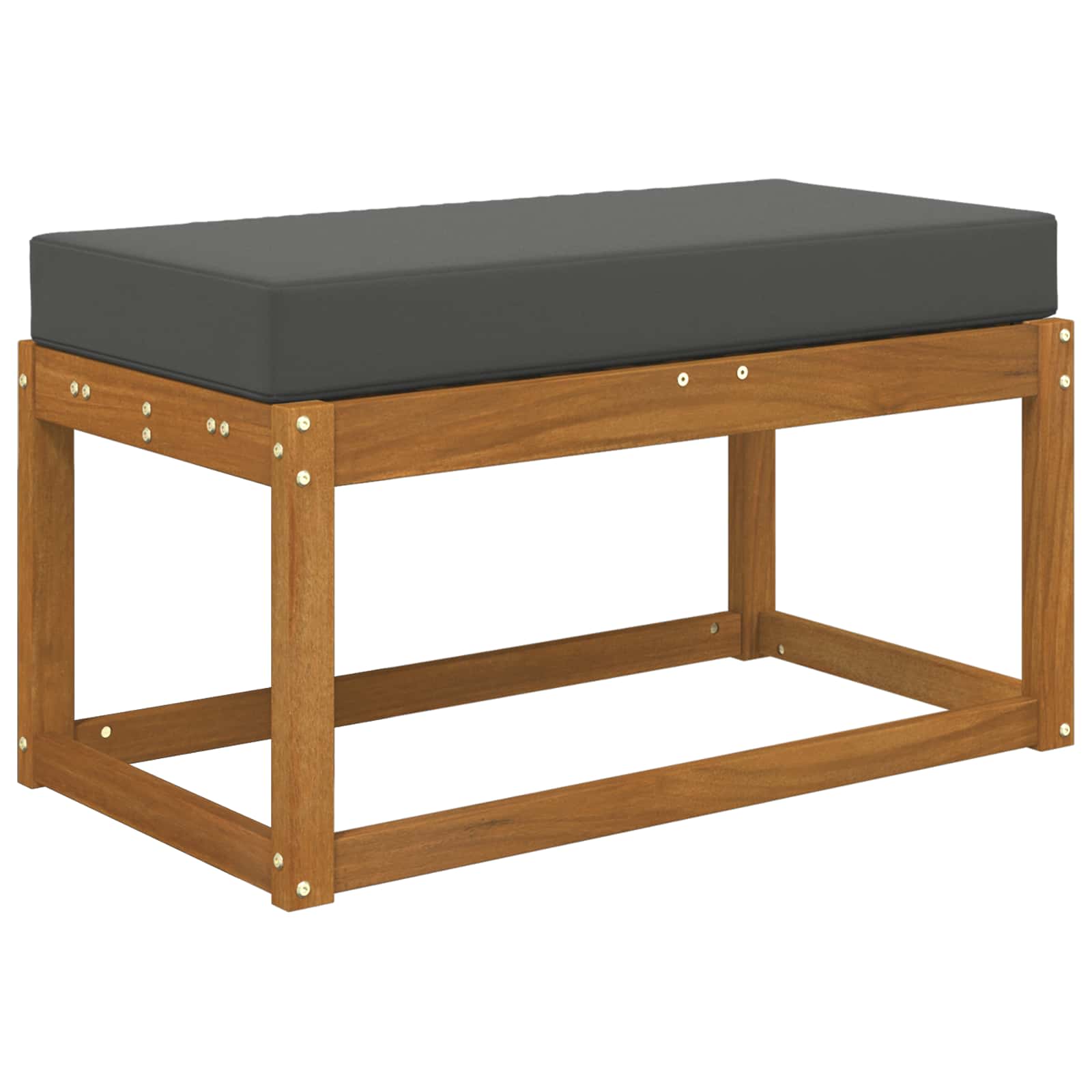 Buiten Zitkussen Antraciet 80 x 40 x 8 cm 100% Polyester image 3