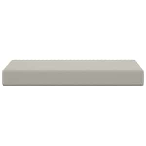 Venkovní sedací polštář Šedý 80 x 40 x 8 cm 100% polyester - obrázek 4