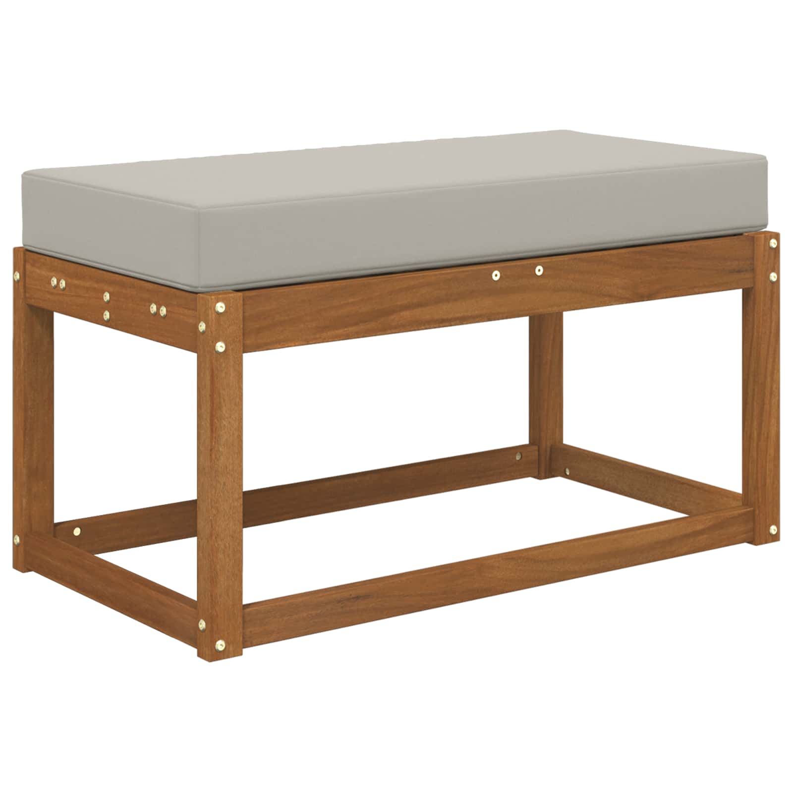 Buiten Zitkussen Grijs 80 x 40 x 8 cm 100% Polyester image 3