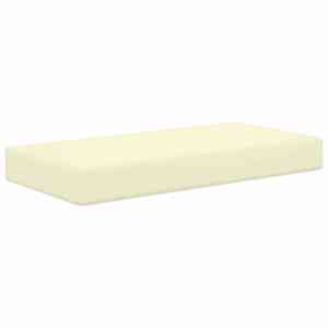 Venkovní sedací polštář Krémová 80 x 40 x 8 cm 100% polyester - obrázek 2