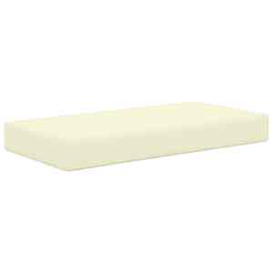 Venkovní sedací polštář Krémová 80 x 40 x 8 cm 100% polyester - obrázek 5
