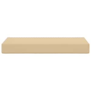 Venkovní sedací polštář Béžová 80 x 40 x 8 cm 100% polyester - obrázek 4