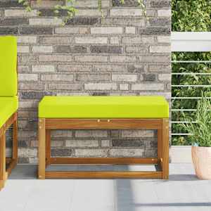 Zunanja sedežna blazina Zelena 80 x 40 x 8 cm 100% poliester