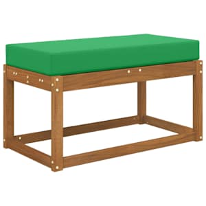 Venkovní sedací polštář Zelená 80 x 40 x 8 cm 100% polyester - obrázek 3