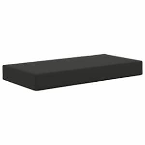 Venkovní sedací polštář Černý 80 x 40 x 8 cm 100% polyester - obrázek 2