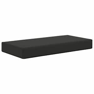 Venkovní sedací polštář Černý 80 x 40 x 8 cm 100% polyester - obrázek 5