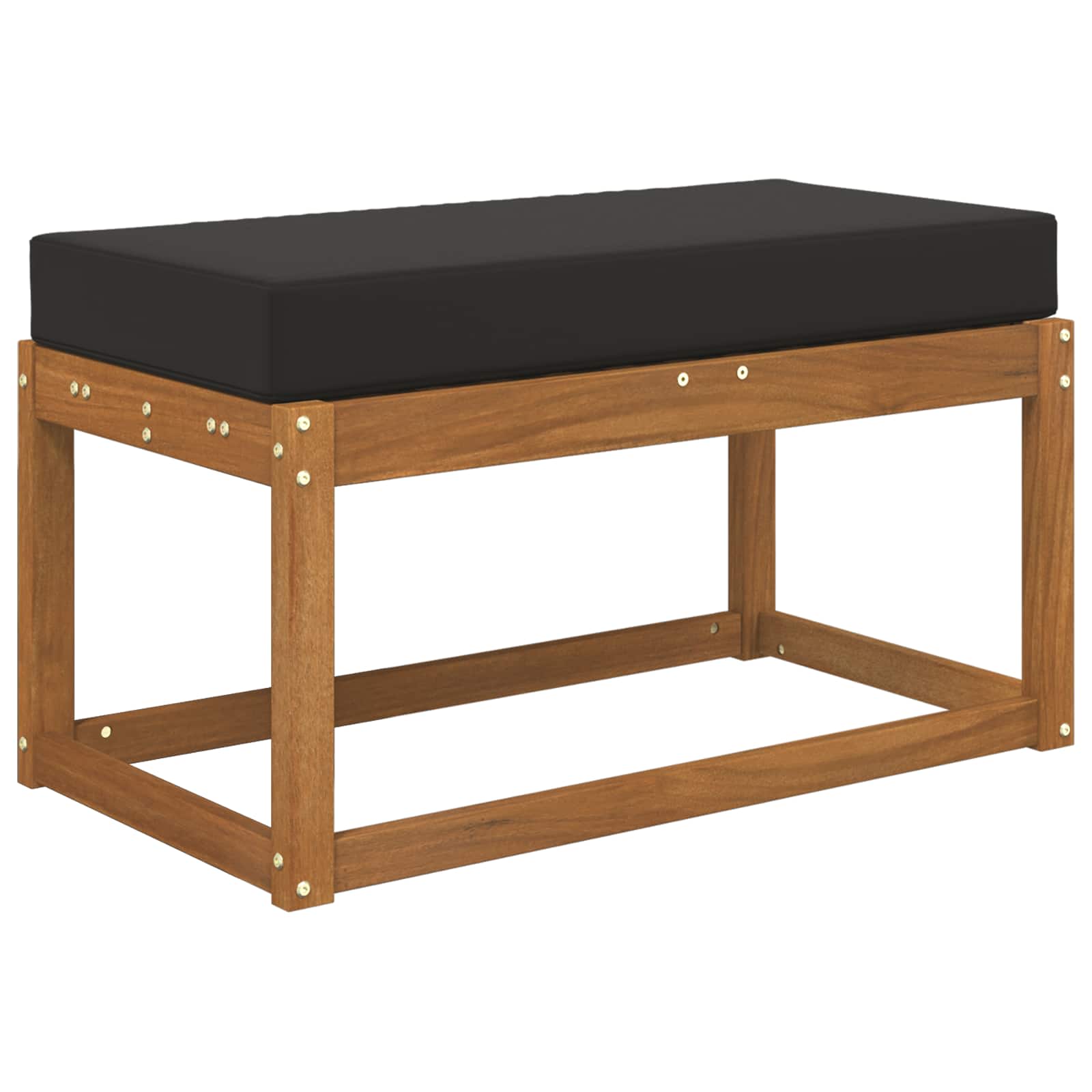 Buiten Zitkussen Zwart 80 x 40 x 8 cm 100% Polyester image 3