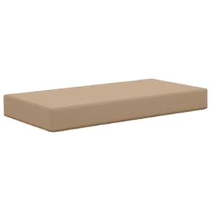 Venkovní sedací polštář Taupe 80 x 40 x 8 cm 100% polyester - obrázek 2