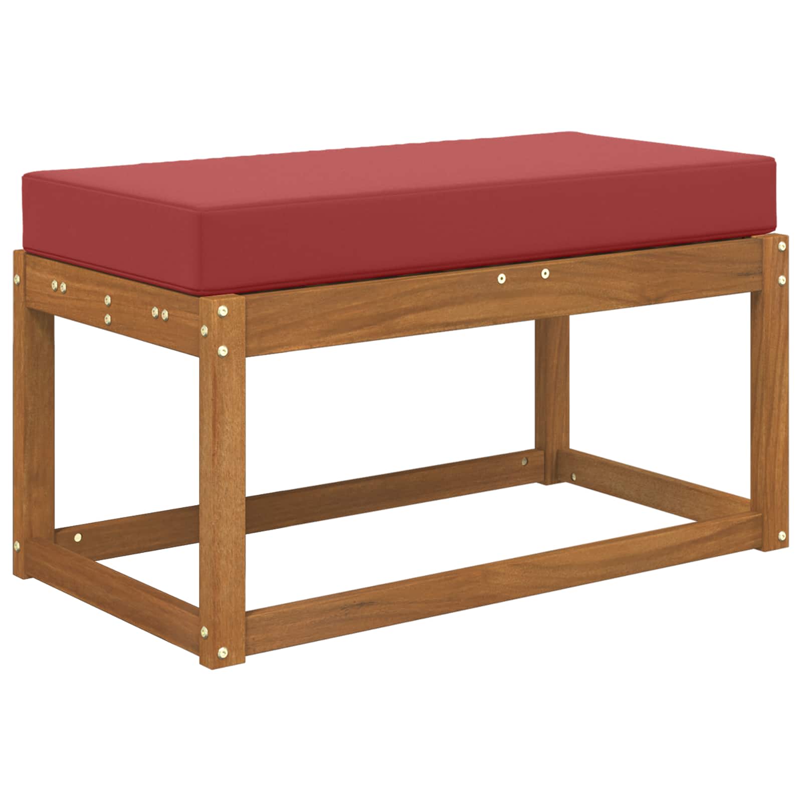 Buiten Zitkussen Wijnrood 80 x 40 x 8 cm 100% Polyester image 3