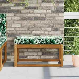 Zunanja sedežna blazina Tropski listi 80 x 40 x 8 cm