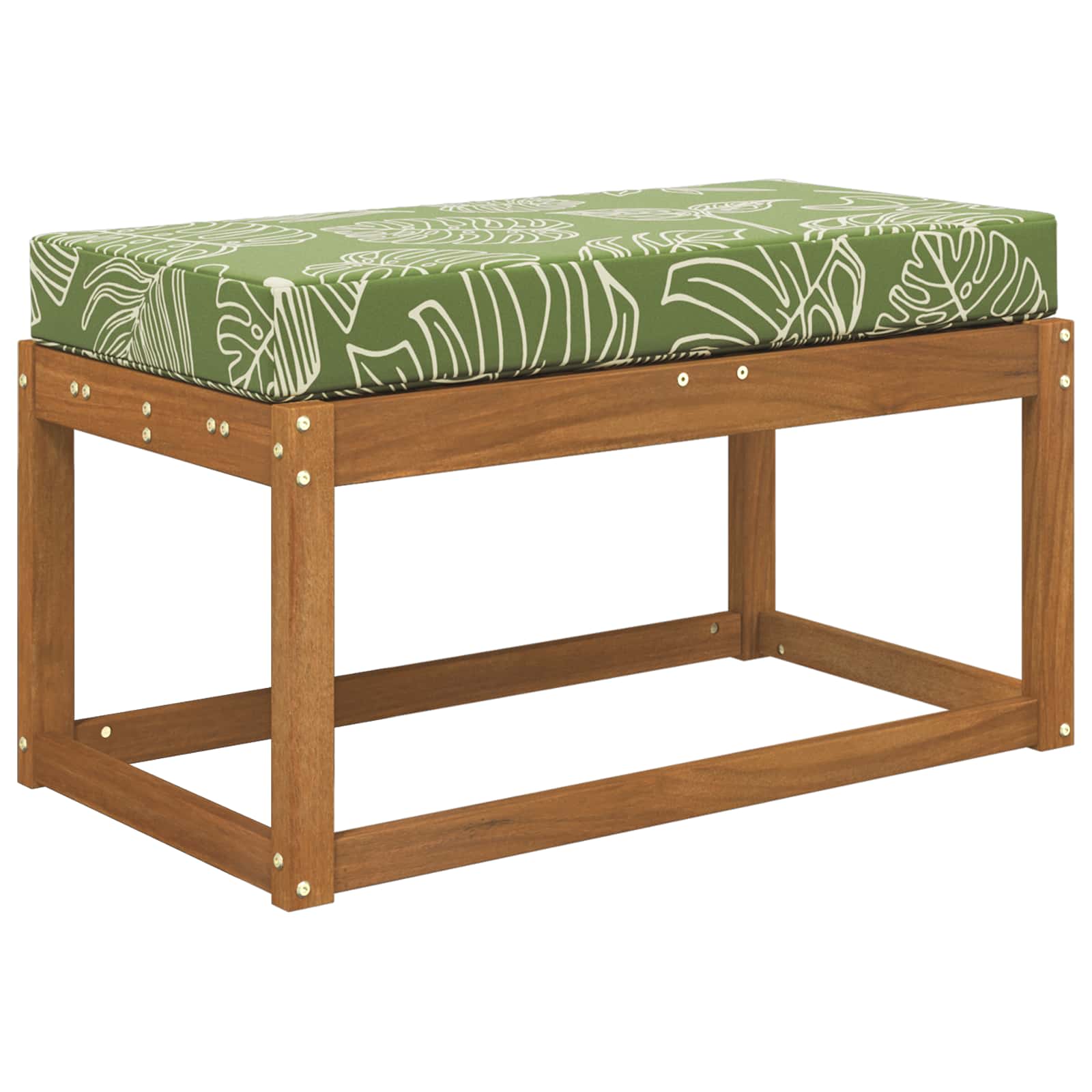 Buiten Zitkussen Groene Bladeren 80 x 40 x 8 cm 100% Polyester image 3