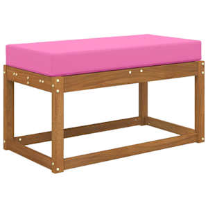 Polštář na sedák Růžová 80 x 40 x 8 cm 100% polyester - obrázek 3