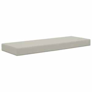 Venkovní sedací polštář Šedý 111,5 x 40 x 8 cm 100% polyester - obrázek 2