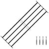 vidaXL Akna Turva Rest 175 x 60 cm Tsingitud teras