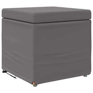 vidaXL Jalgtool Hall 41 x 41 x 40 cm Kunstnahk ja T&ouml;&ouml;deldud Puit
