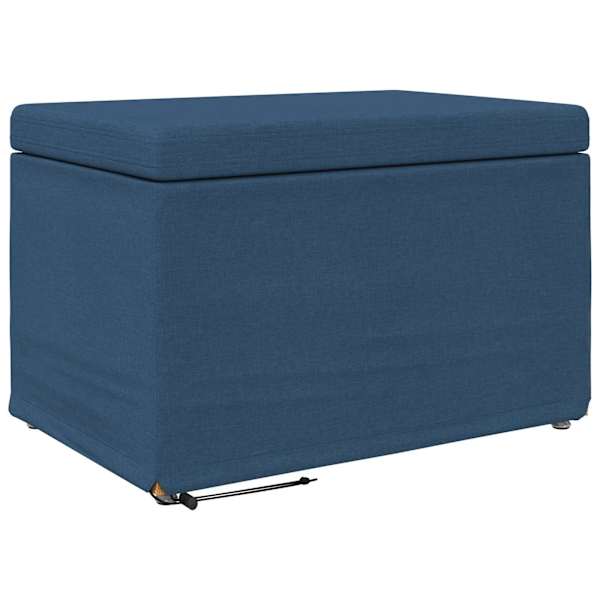 vidaXL Jalgtool Sinine 61 x 41 x 40 cm Kangas ja kvaliteetne puit