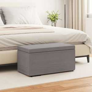 Stolica Taupe 81 x 41 x 40 cm Tkanina in obdelano les