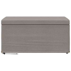 Stolička Taupe 81 x 41 x 40 cm Látka a Syntetické Dřevo - obrázek 4