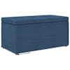vidaXL Jalgtool Sinine 81 x 41 x 40 cm Kangas ja kvaliteetne puit