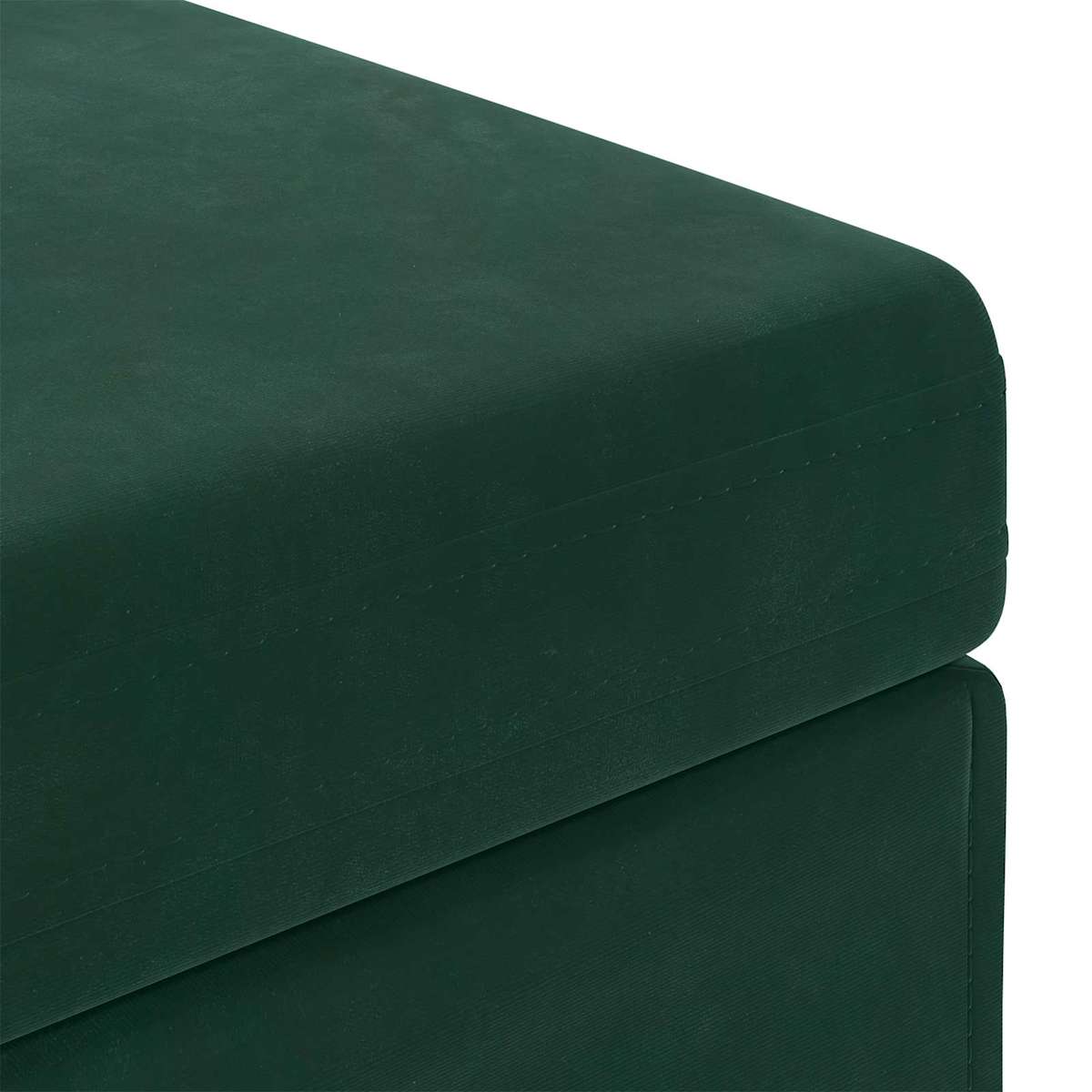 Taburet Velour og konstrueret træ - Billede 6