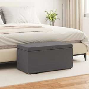 Stolica Siva 81 x 41 x 40 cm Umetno Usnje in Umetno Leseno